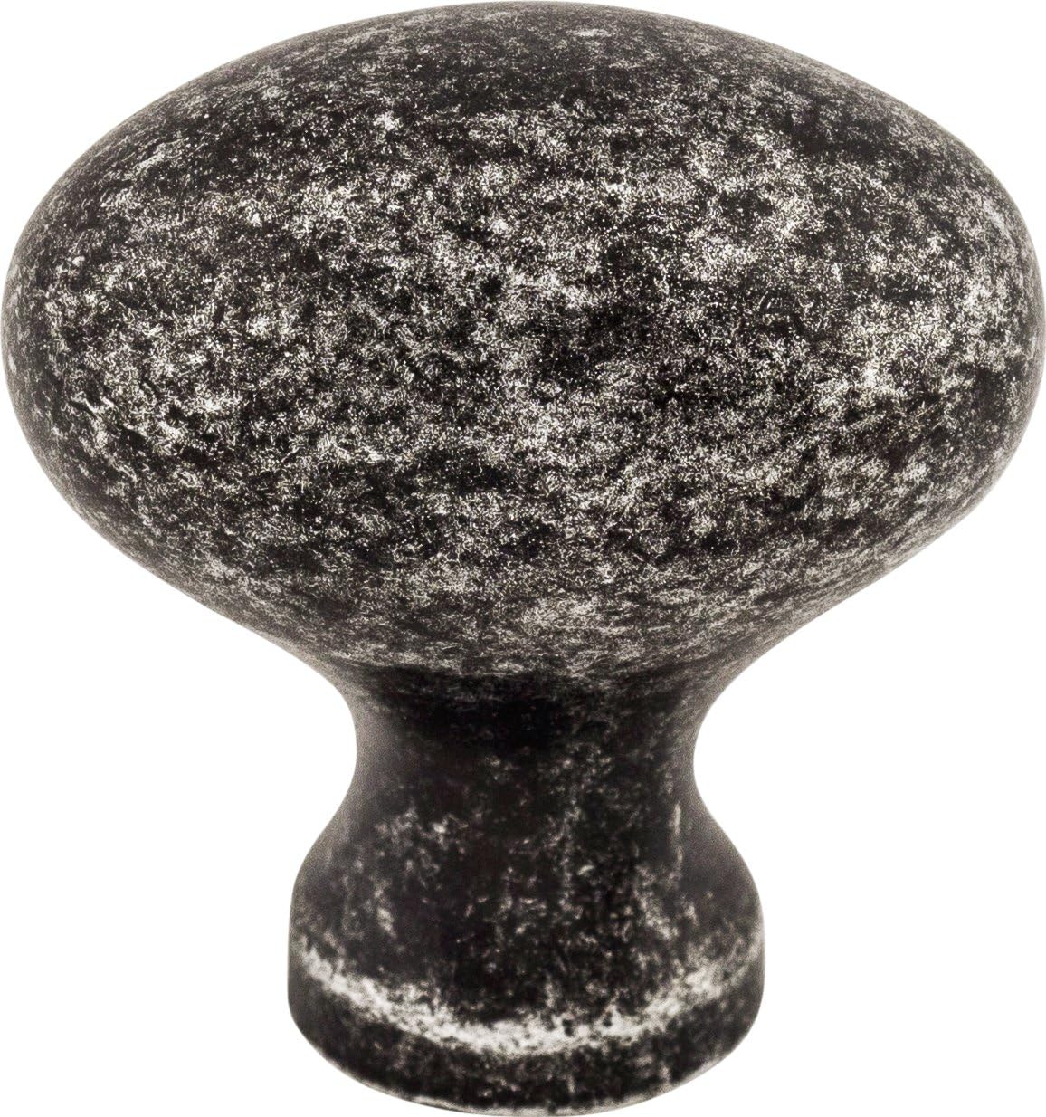 Top Knobs M405 Somerset Egg Knob Black - Elegant Cabinet Hardware for Kitchen & Bathroom Upgrade | Perfect for Drawers, Cabinets & Furniture