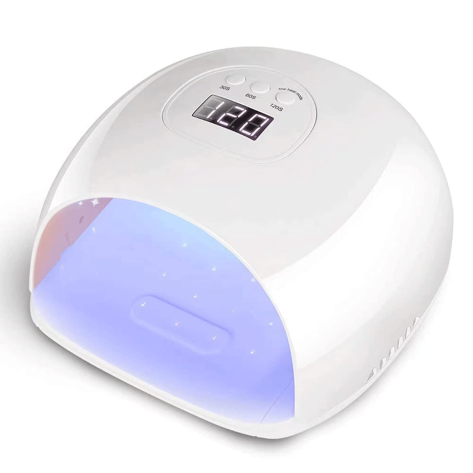 72W Professional UV LED Nail Lamp for Gel Polish - 36 LED Nail Dryer with 3 Timer Settings, Pink Manicure Light for Women & Girls | Perfect for Home Salon, Valentine's Gift & Nail Art Enthusiasts
