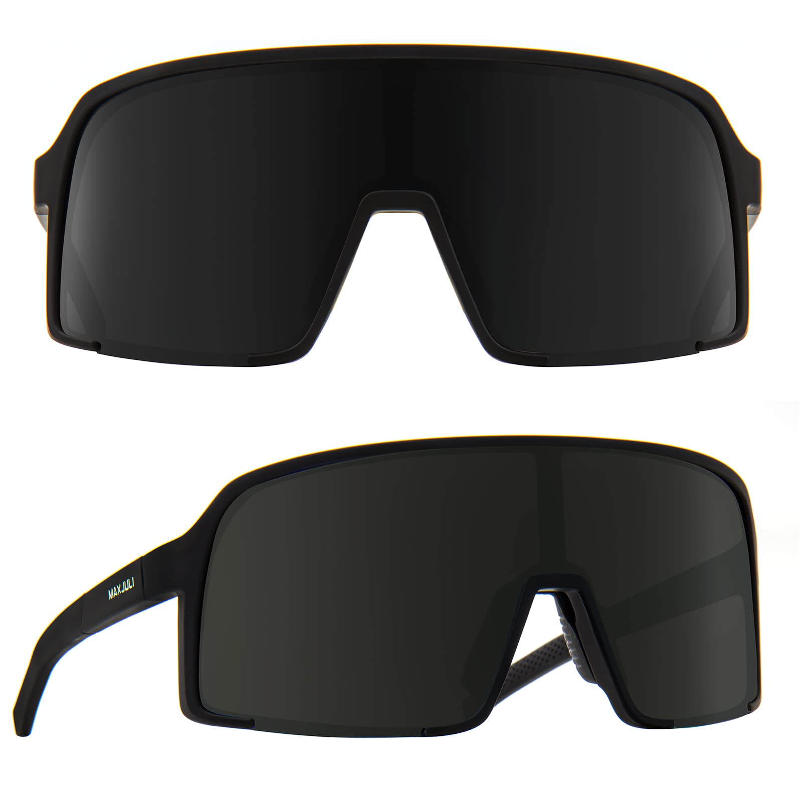 MAXJULI Polarized Sunglasses for Men & Women - UV400 Protection, Windproof Sports Sunglasses for Cycling, Running, Hiking & Outdoor Activities - Stylish & Durable Sun Glasses Model 8121 - Perfect for Driving, Beach, Travel & Everyday Wear