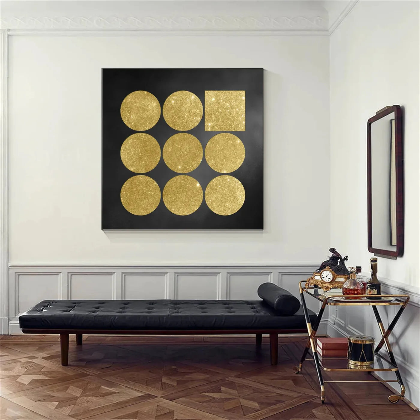 Abstract Painting #AB 242 - Modern Wall Art for Home & Office Decor | Handmade Canvas Artwork for Living Room, Bedroom & Workspace