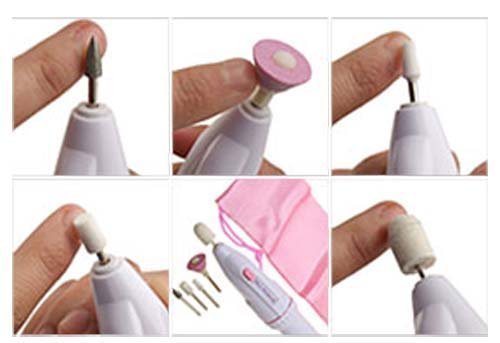 Kthree Trade 5-in-1 Electric Nail Drill Machine Kit - Professional Manicure Pedicure Tool with Grinder, Polisher & Decorator for Salon & Home Use | Perfect for Nail Art, Grooming & Polish