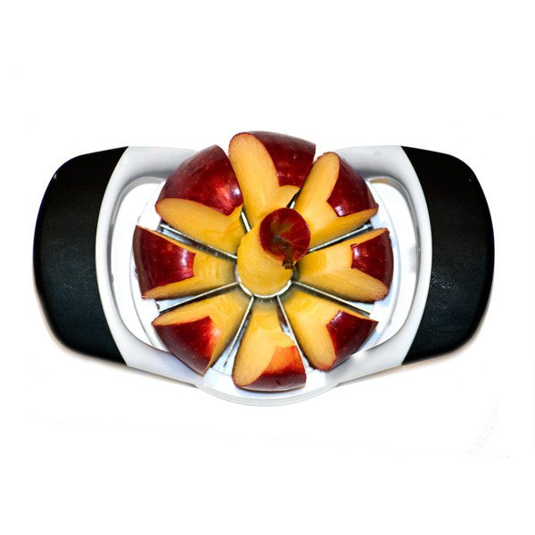 Premium Stainless Steel Apple Slicer Corer - 8 Blades for Fast & Easy Fruit Cutting - Perfect for Salads, Pies, and Healthy Snacks - Ideal for Home Kitchen & Picnic Use