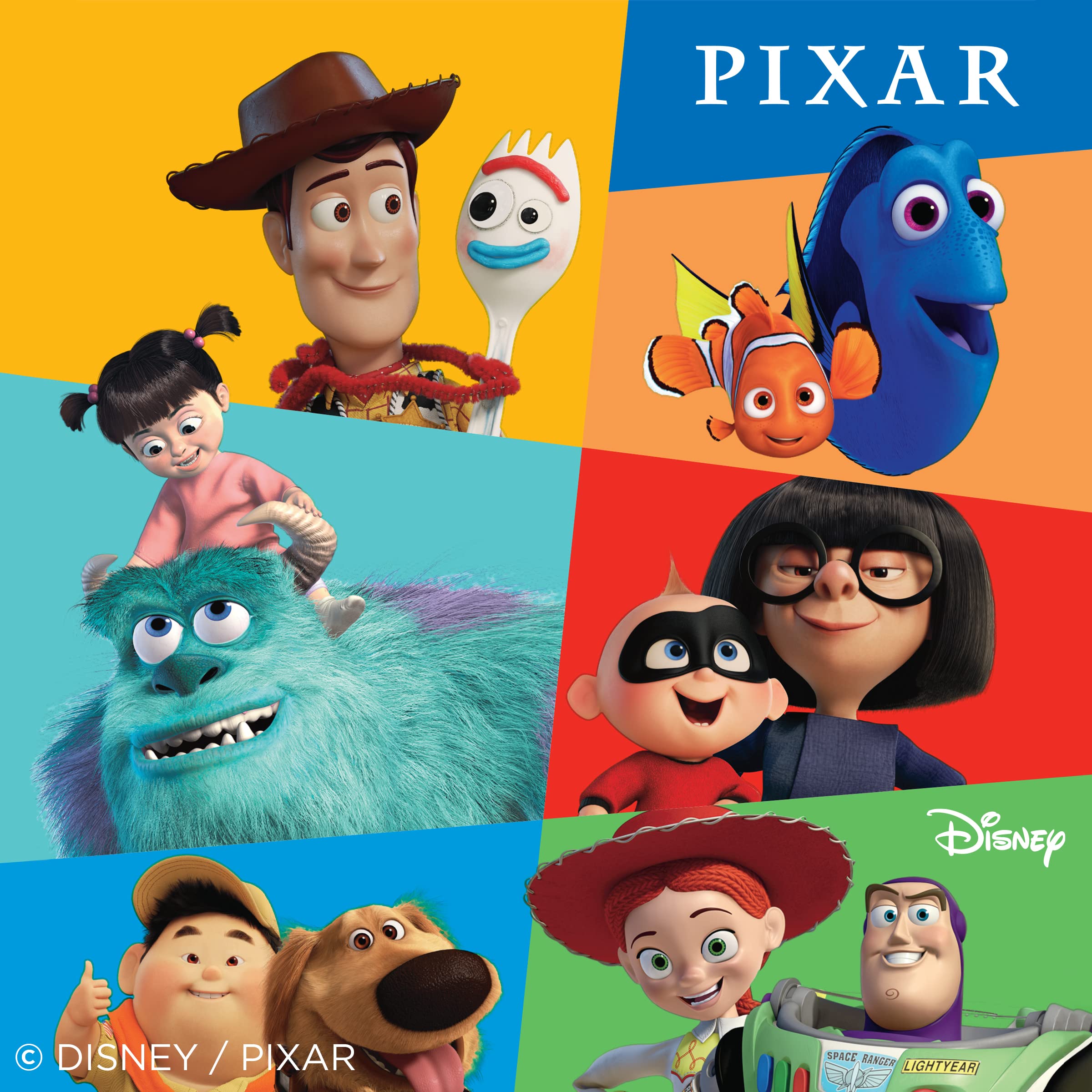 Disney Pixar Fruit Flavored Gummy Snacks - 10 Count Pouches | Kids Lunch Box Treats, Party Favors & Movie Night Snacks