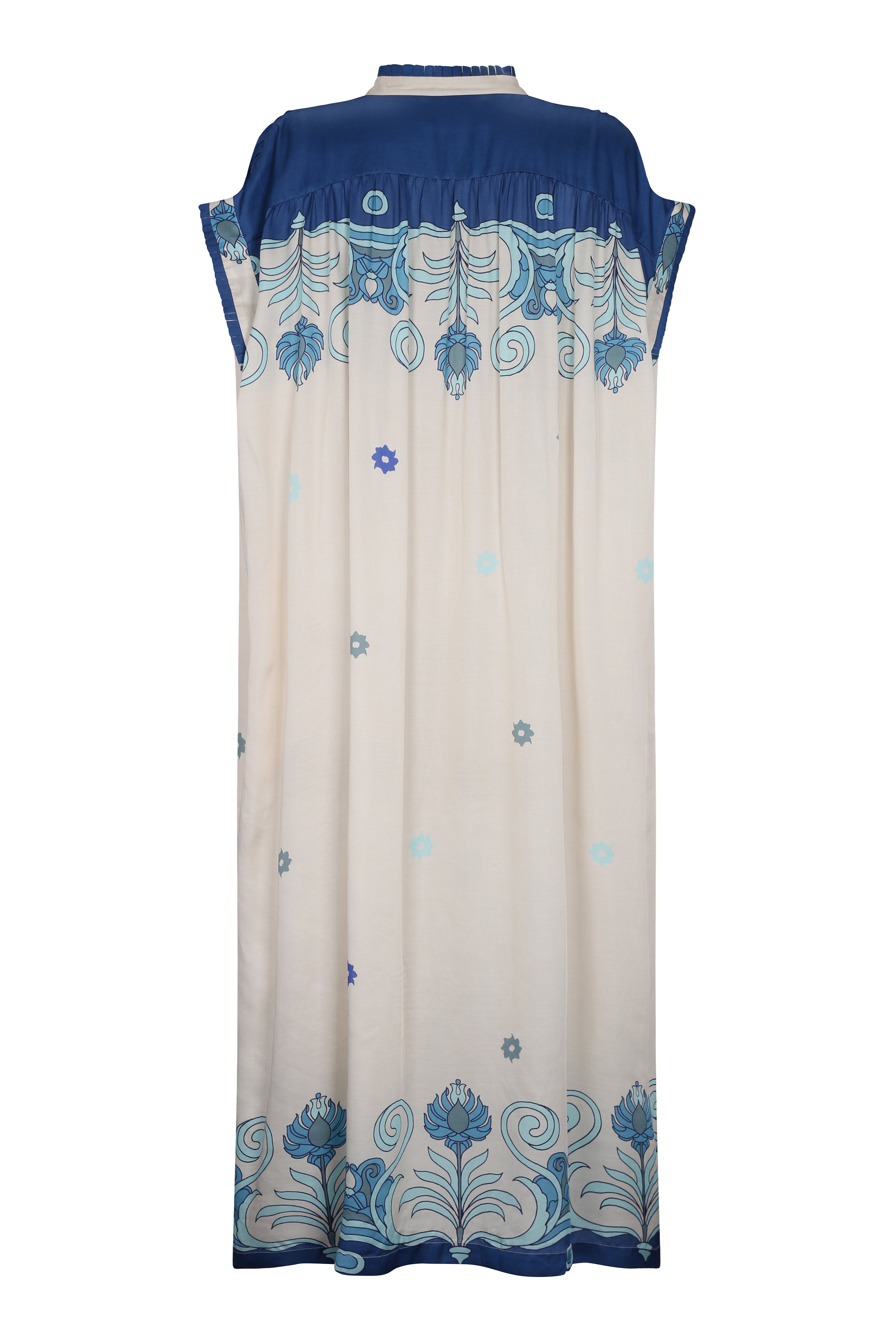 Valerie Kaftan 46 - Elegant Floral Print Maxi Dress for Women | Summer Beach Wedding Party Wear | Perfect for Vacations, Date Nights & Special Occasions