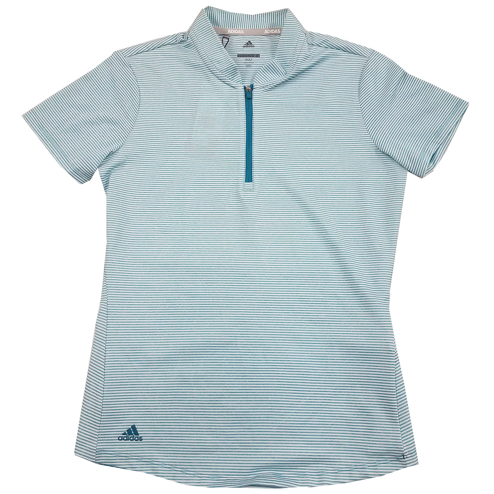 Adidas Advantage Novelty Teal Women's Golf Polo Shirt - Comfortable & Stylish for Golf, Casual Wear & Outdoor Activities