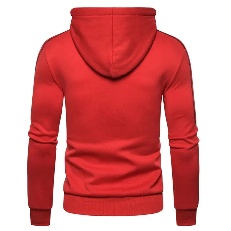 Men's King Printed Tracksuit Set - Zipper Hoodie & Pants 2 Piece Winter Gym Outfit for Jogging, Fitness & Casual Wear | Perfect for Workouts, Running & Street Style Fashion