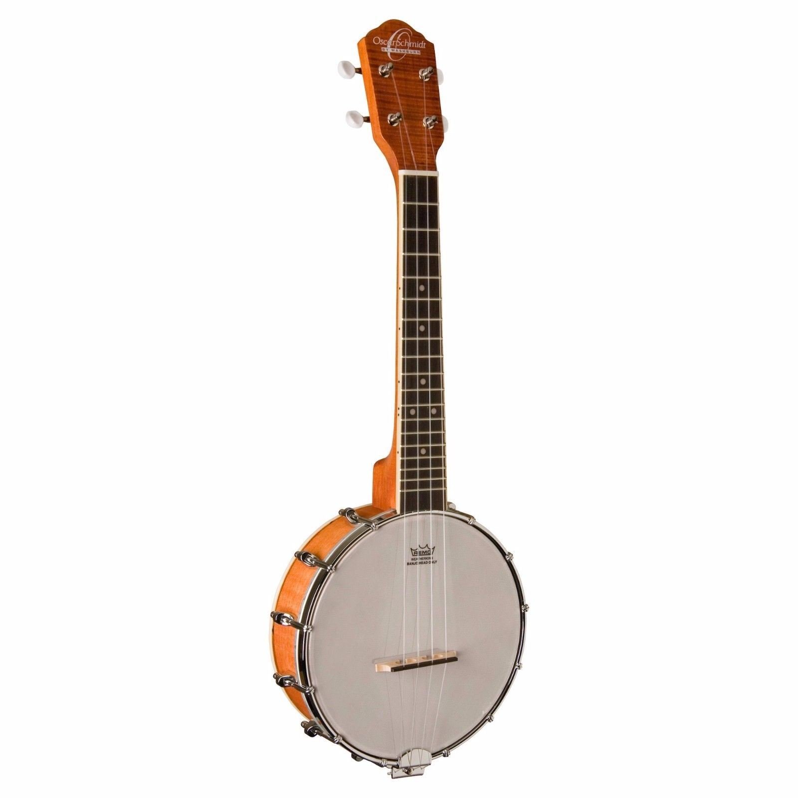 Oscar Schmidt 4-String Banjo (OUB1-O) - Professional Quality Banjo for Beginners & Musicians - Perfect for Bluegrass, Folk & Country Music Performances