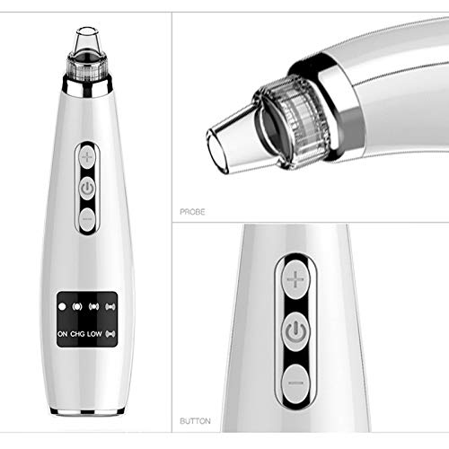 Anjetan Professional Electric Pore Cleaner Kit - Blackhead & Comedo Extractor, Electronic Pore Cleanser & Vacuum Suction Tool for Deep Facial Cleansing | Perfect for Home Spa & Skincare Routine