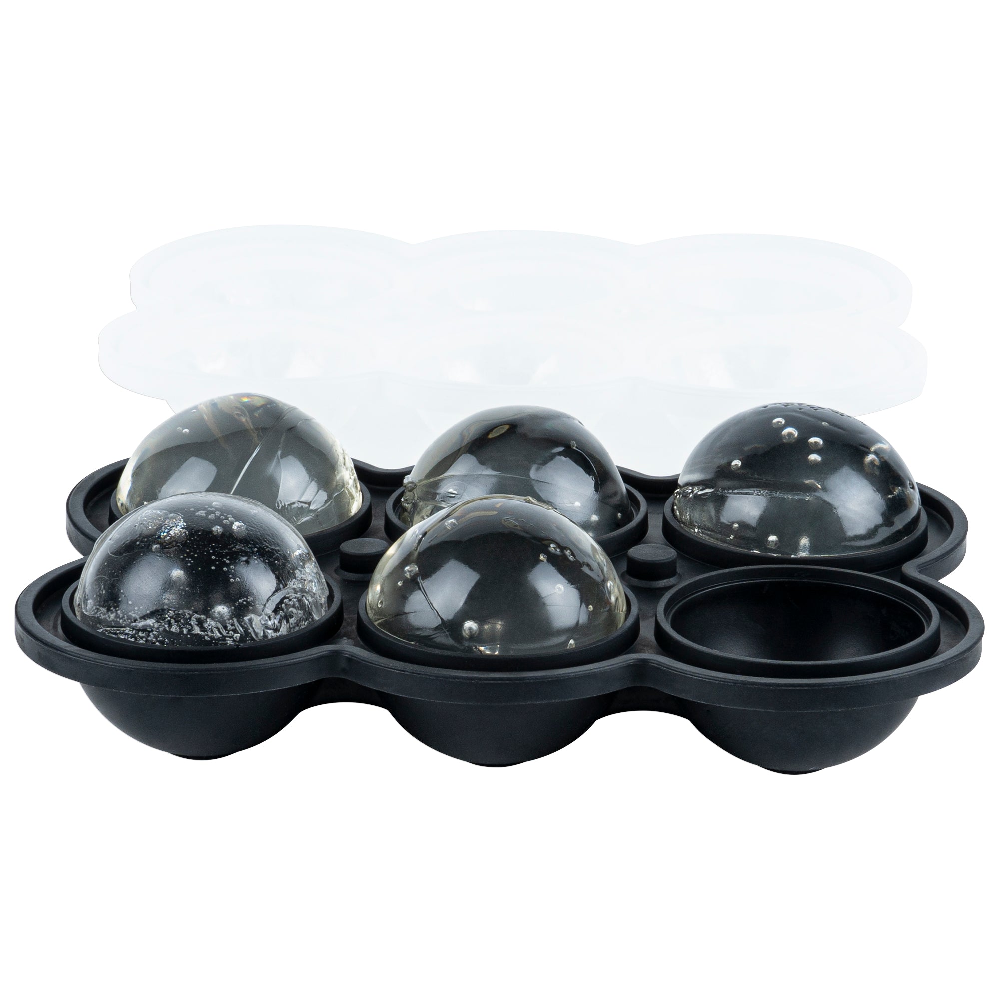 Premium Black Silicone Ice Cube Tray - 1.75