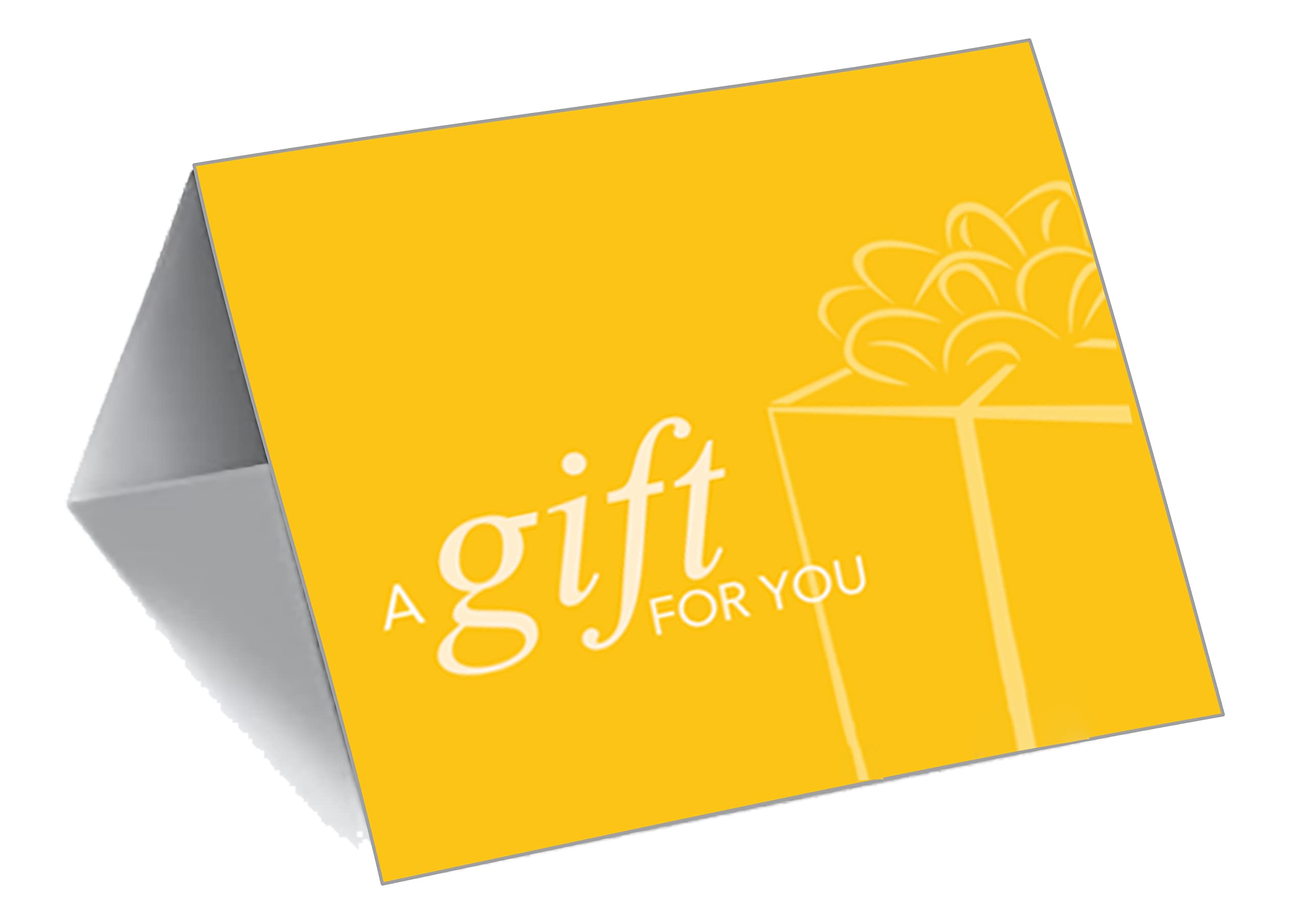 500 Pack Simple Yellow Gift Card Presenters - Elegant & Bulk Gift Card Holders for Holidays, Birthdays, Weddings & Corporate Events
