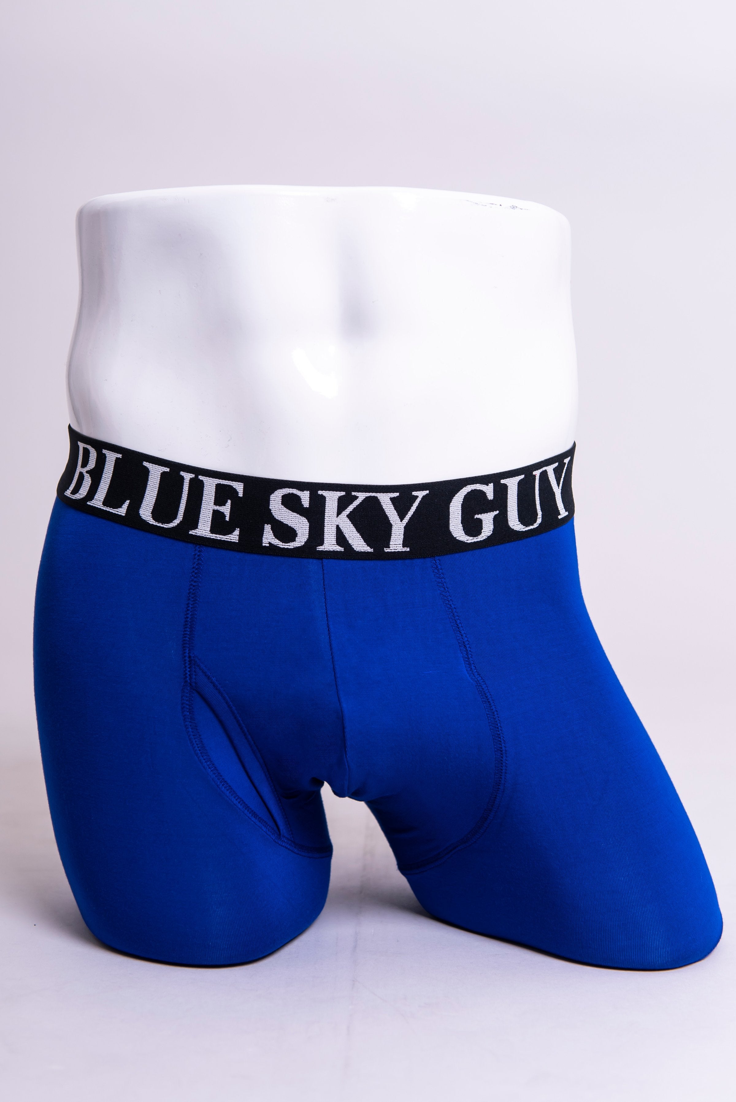 Premium Bamboo Boxer Briefs 2.0 - Soft & Breathable Men's Underwear in Violet - Ideal for Everyday Comfort, Workout & Travel