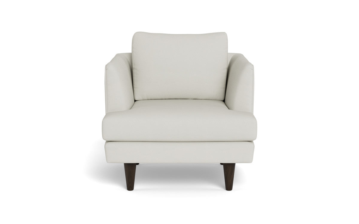 Rainey 35 Armchair - Modern Accent Chair for Living Room, Bedroom & Office - Comfortable Upholstered Lounge Chair with Wooden Legs - Perfect for Reading, Relaxing & Home Decor