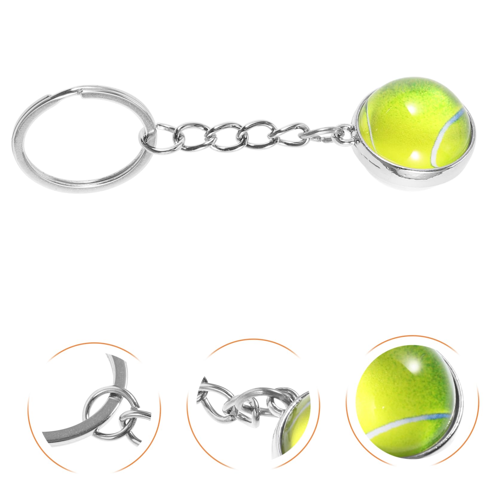 INOOMP Sport Keychain - Durable Key Holder with Decorative Pendant for Bags, Keys & Backpacks - Perfect for Gym, Travel & Outdoor Activities