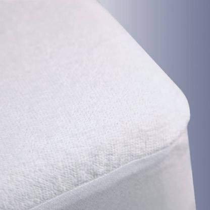 Flex Head Cal King Mattress Protector - 100% Waterproof Terry Cotton Cover for Adjustable & Split Beds | Fitted Sheet Style with 18