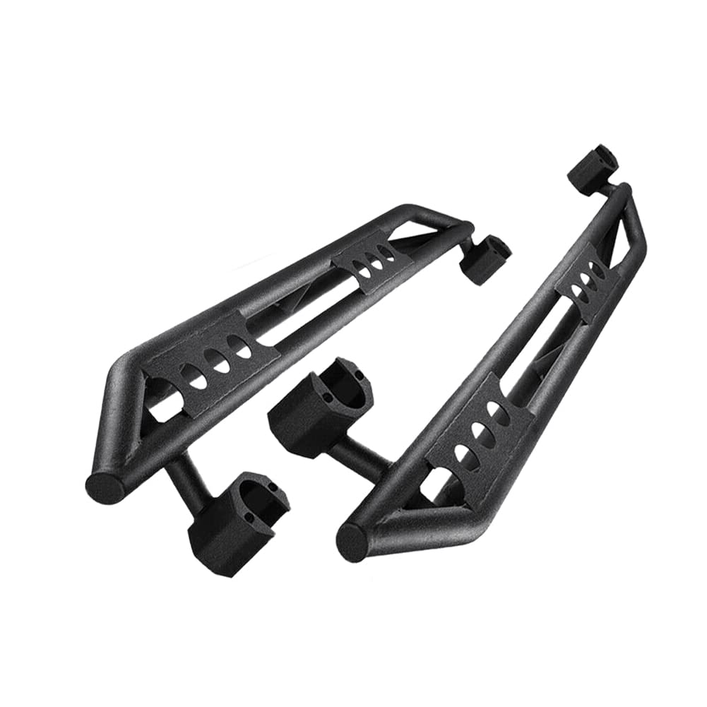 Black Running Boards & Step Bars for Trucks & SUVs - Heavy Duty Exterior Car Accessories for Easy Entry & Exit - Perfect for Off-Roading, Camping & Work Trucks