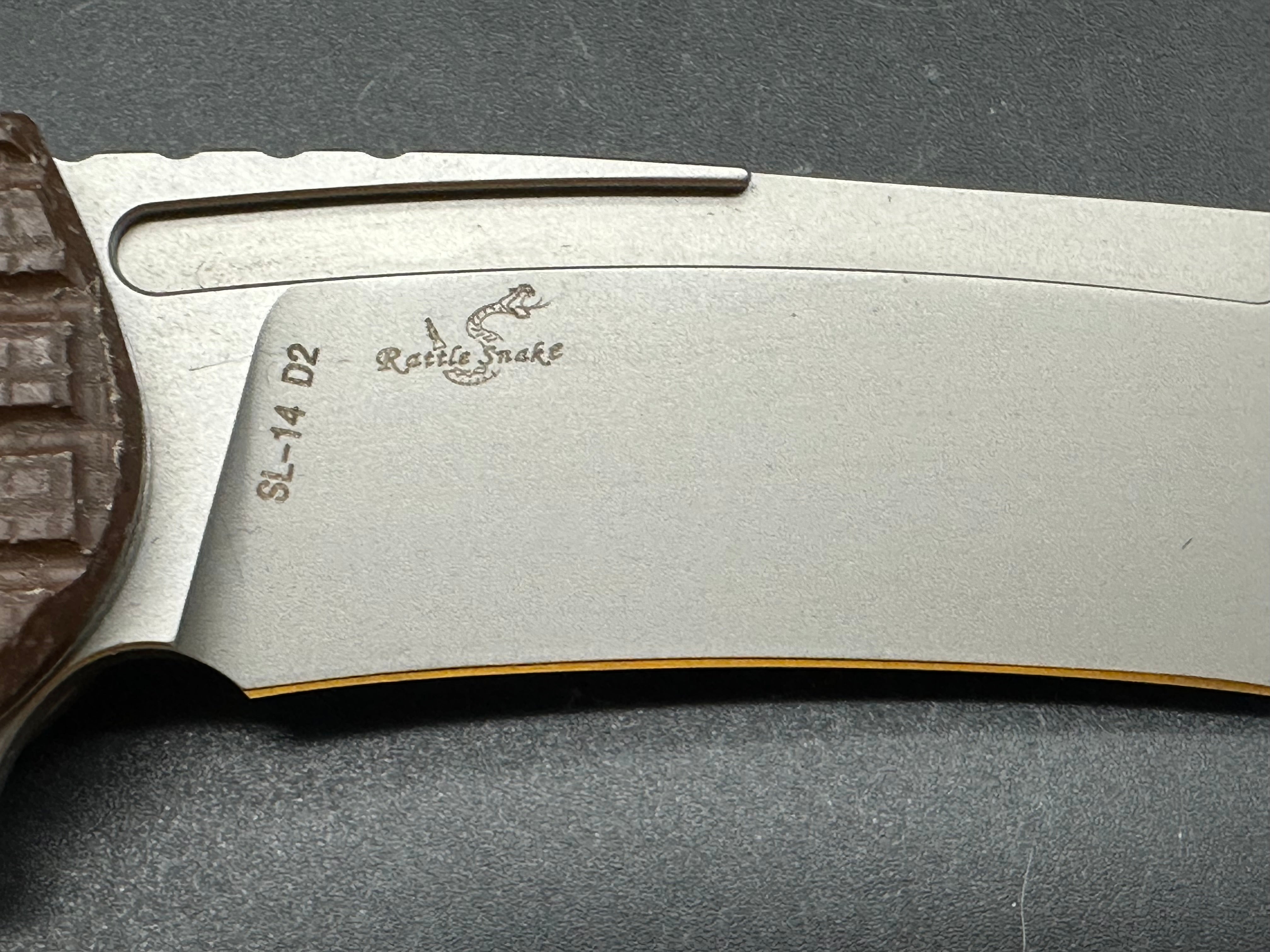 SixLeaf SL-14 Folding Pocket Knife - D2 Steel Blade with Brown Micarta Handle - EDC Tactical Knife for Camping, Hiking & Outdoor Survival