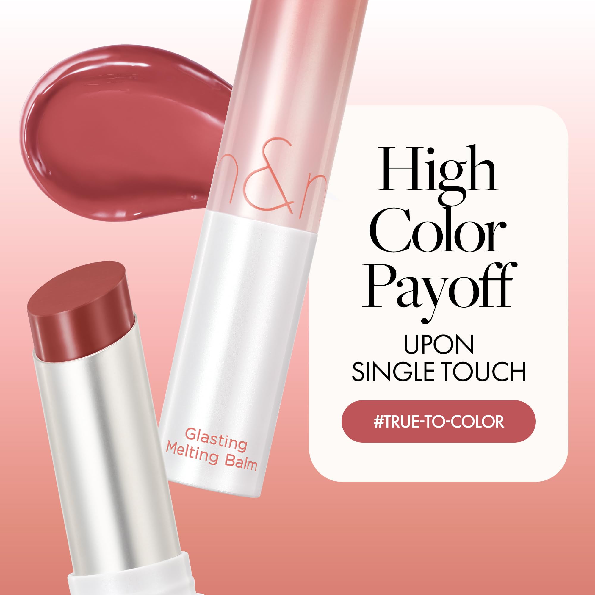 Korean Glossy Lip Balm - Hydrating Tinted Balm with Shea Butter for Daily Moisture (#06 Kaya Fig)