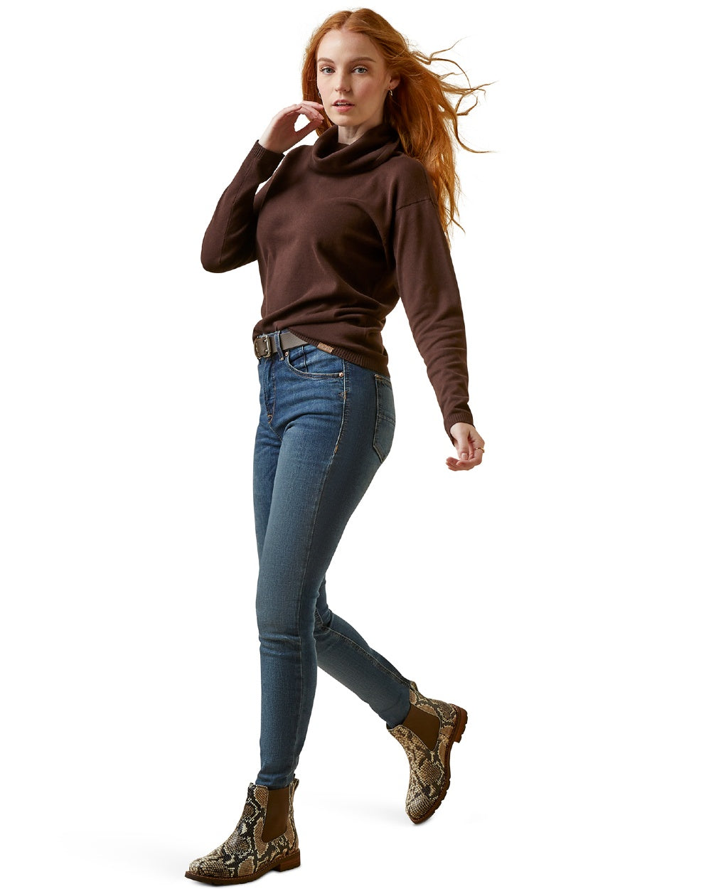 Ariat Women's Lexi Sweatshirt - Soft Fleece Pullover for Casual Wear, Outdoor Activities & Work | Comfortable Long Sleeve Shirt for Women