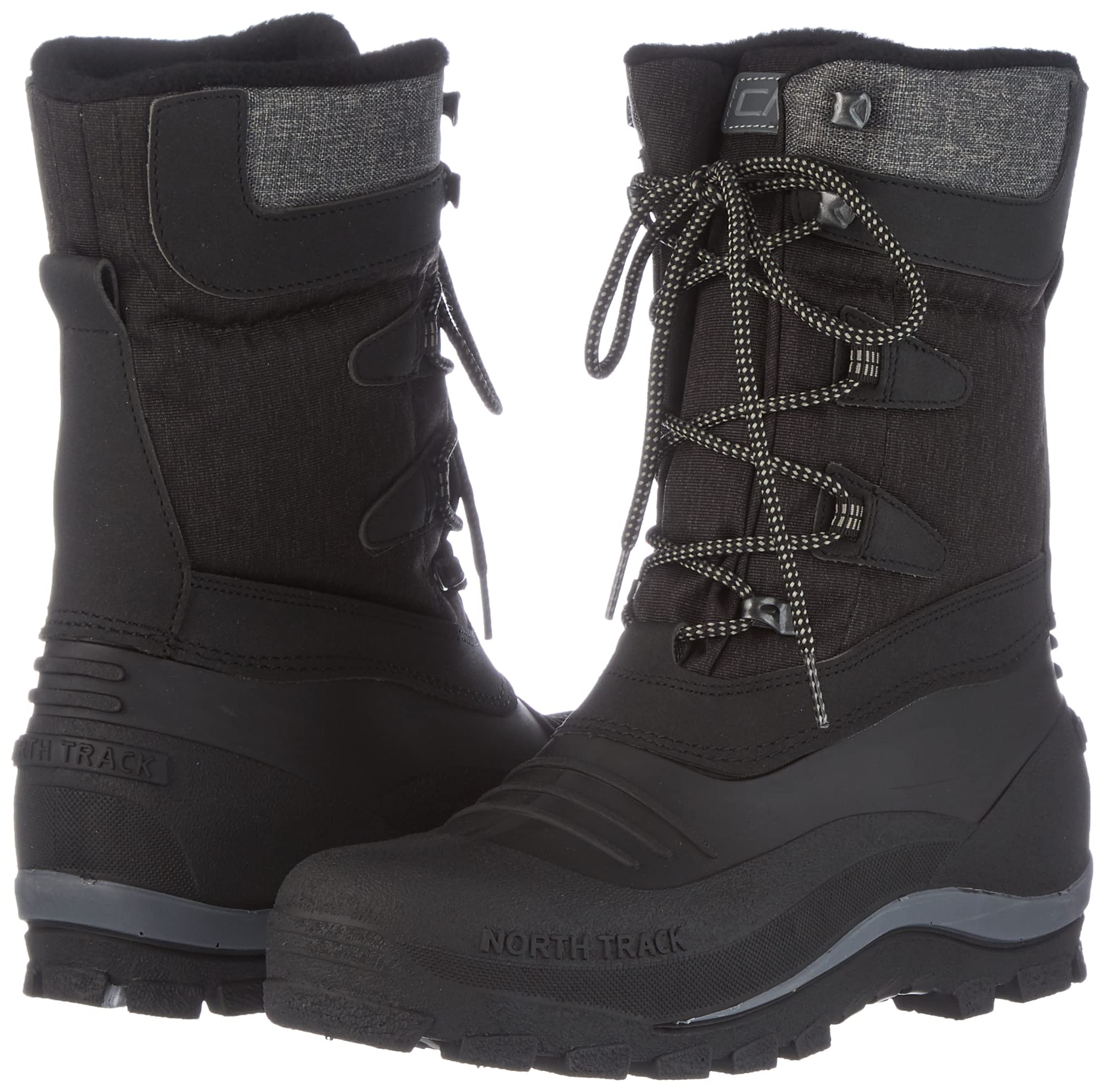 Men's Waterproof Winter Snow Boots - Insulated, Slip-Resistant & Warm for Hiking, Snowshoeing & Outdoor Adventures
