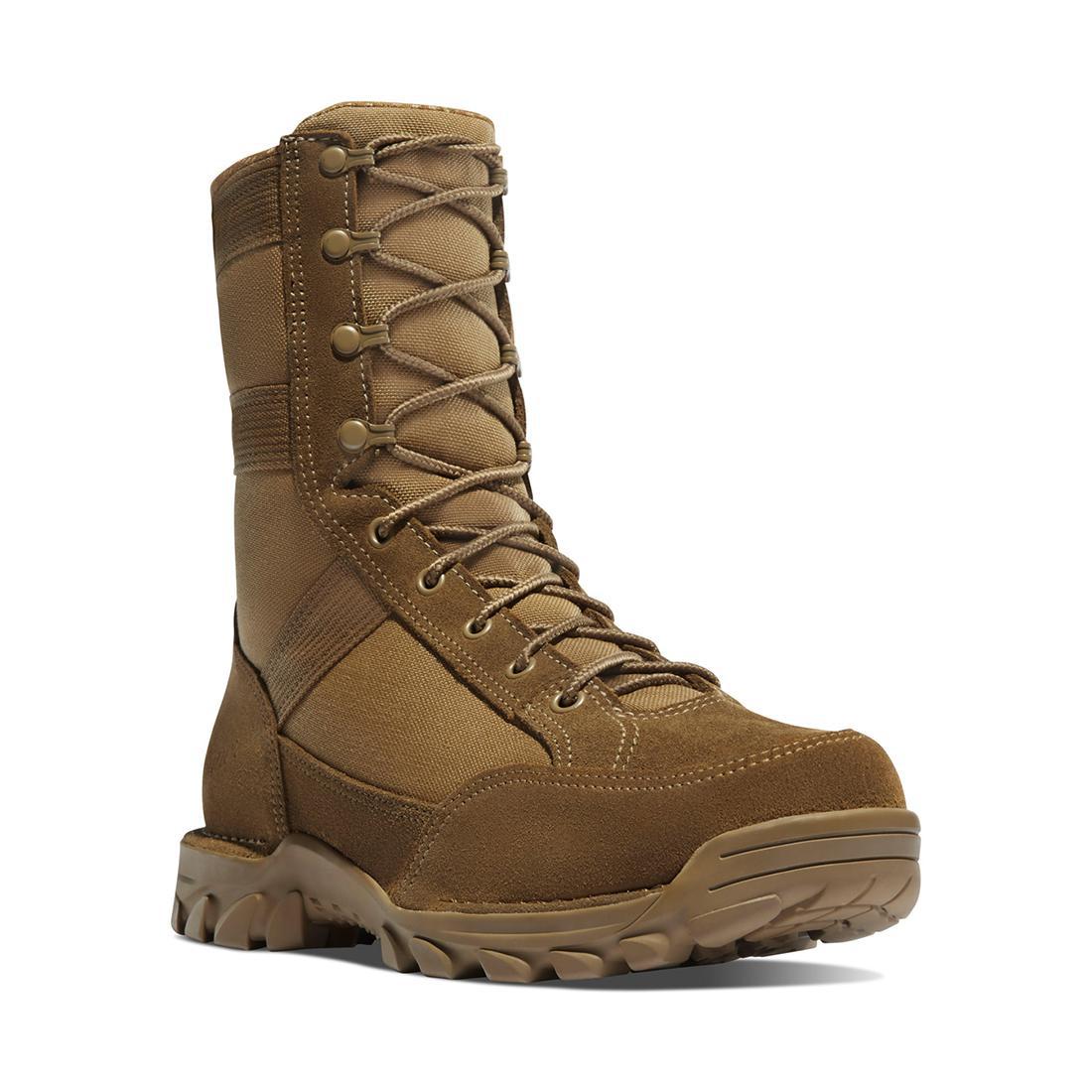 Rivot TFX 8 Hot Military Boots - Coyote Brown Tactical Footwear for Men | Durable Combat Boots for Hiking, Work & Outdoor Adventures
