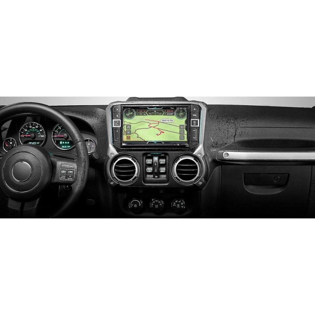 Alpine X209 WRA 9-Inch Digital Media Receiver | In-Dash Restyle System for 2011+ Jeep Wrangler & Wrangler Unlimited | Car Audio Upgrade for Off-Road & Daily Driving