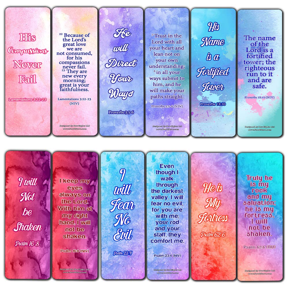 30-Pack Bible Verse Bookmarks Series 2 - Inspirational Scripture Cards for Bible Study, Church Ministry & Classroom Gifts - Perfect for Devotional Use, Teacher Appreciation & Stocking Stuffers