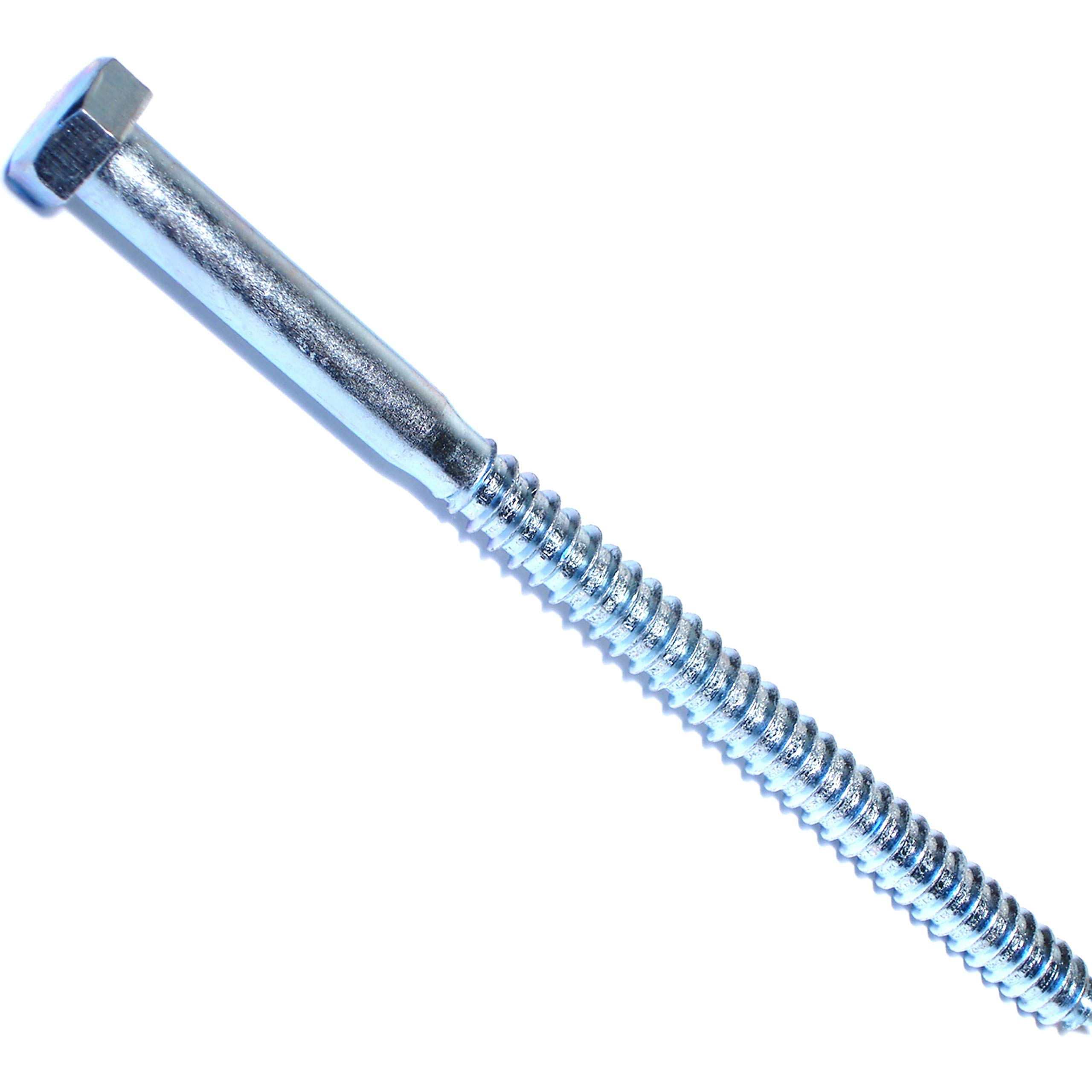 5/8 x 10 Inch Hex Lag Screws - Heavy Duty Construction Bolts (14-Piece Pack) - Perfect for Deck Building, Wood Framing, and Outdoor Furniture Assembly