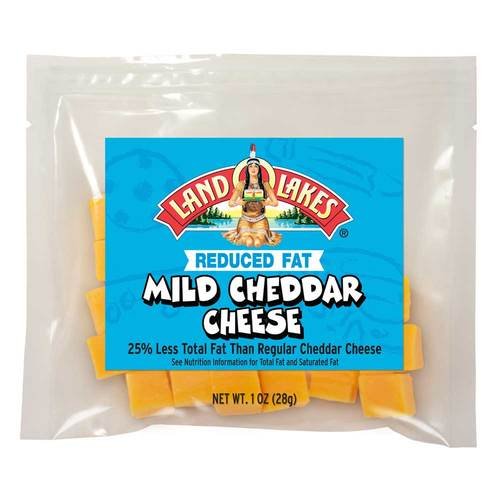 Land O Lakes Mild Cheddar Cheese Cubes - 0.062 Pound (200 Count) | Perfect for Snacking, Charcuterie Boards & Party Platters