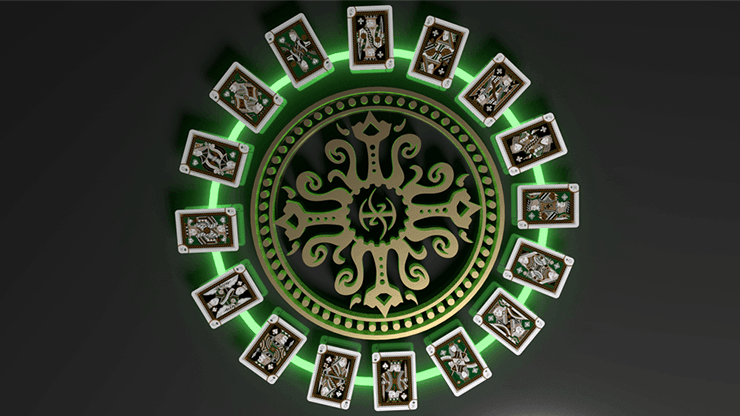 Emerald Princess Playing Cards - Premium Foiled Edition for Magic Tricks, Poker Games & Collectors | Elegant Gift for Card Enthusiasts