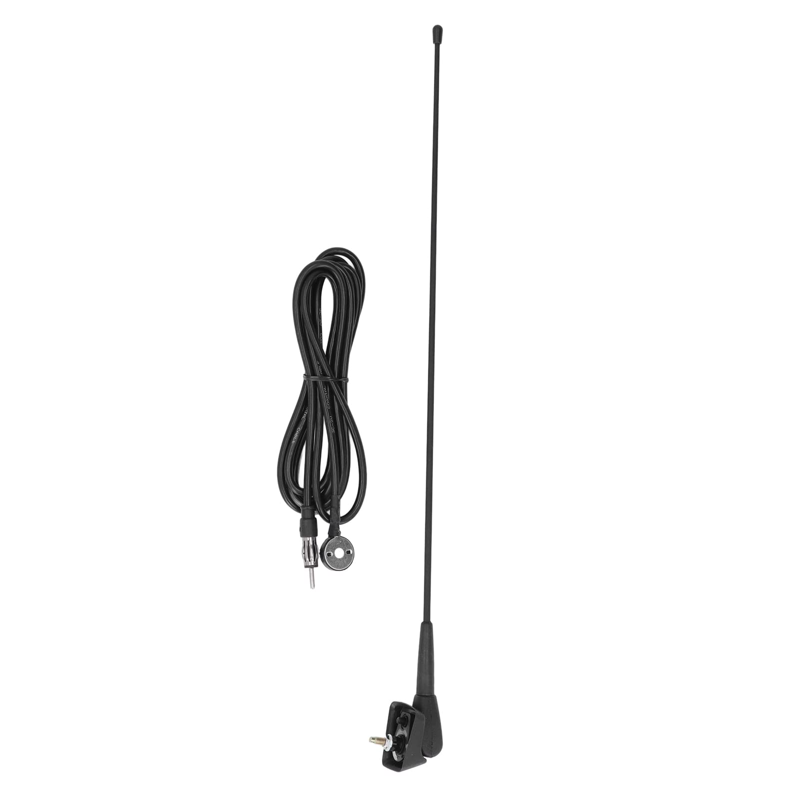 10 Mile Range Black Rubber Heat Resistant Car Radio Antenna - Enhanced FM/AM Signal Reception for Cars, Trucks & SUVs - Perfect for Road Trips, Commuting & Off-Road Adventures