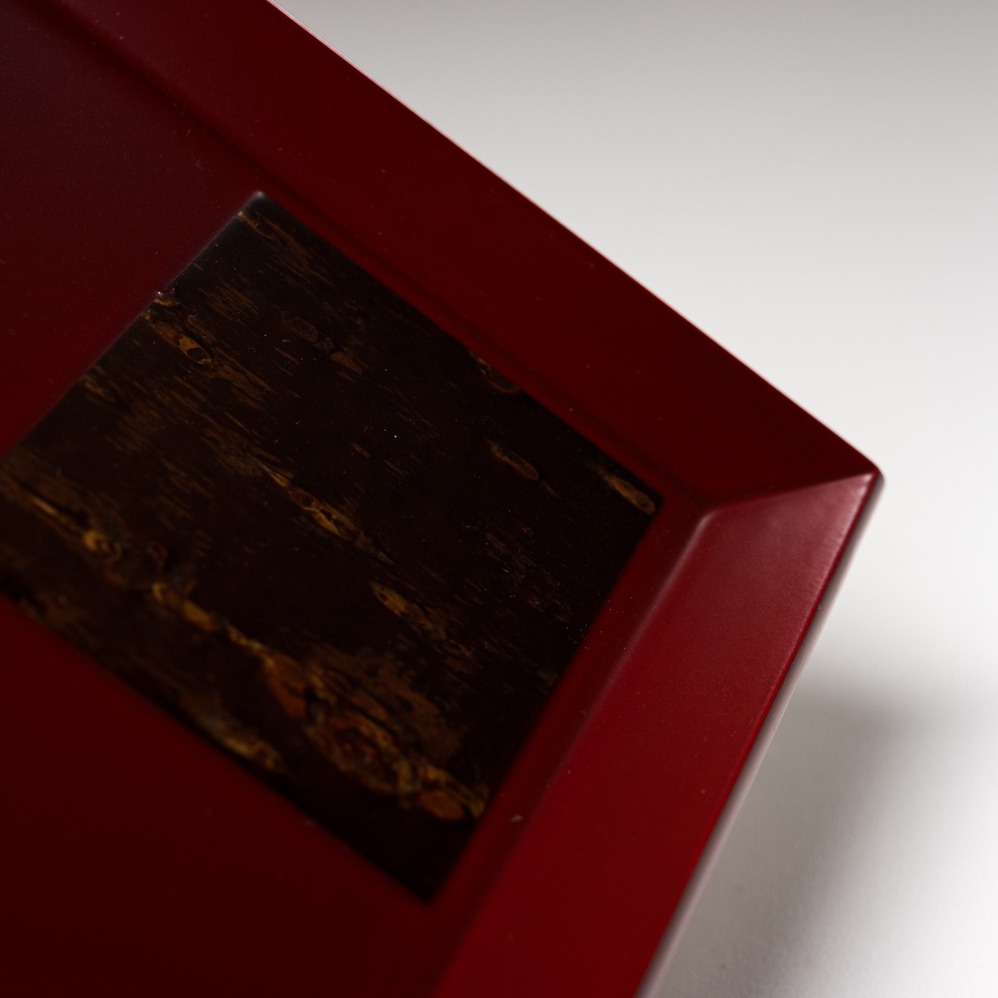 Premium Tomioka Cherry Bark Rectangle Tray 33.8 cm - Handcrafted Benizakura Wooden Serving Tray for Dining, Tea Ceremony & Home Decor - Traditional Japanese Craftsmanship