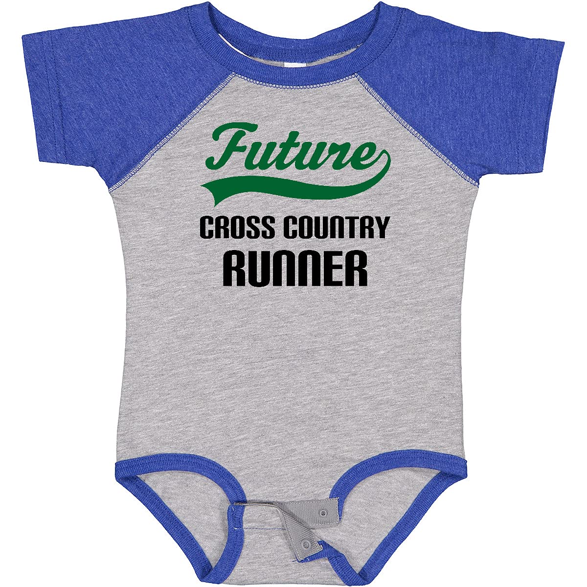 Inktastic Future Cross Country Runner Baby Bodysuit - Soft Cotton Infant Onesie for Active Toddlers - Perfect for Running, Playtime & Sports Day Outfits
