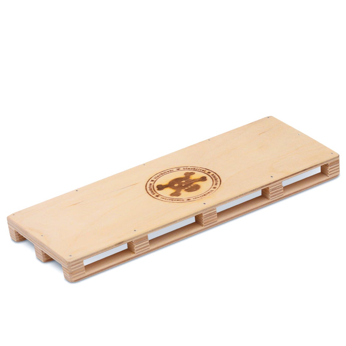Blackriver Fingerboard Ramp Double Manual Pallet - Professional Finger Skateboard Training Tool for Tricks & Stunts - Perfect for Home, Office & Skate Park Practice