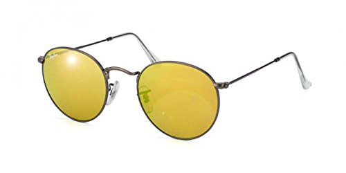 Ray-Ban RB3447 Round Metal Sunglasses for Men & Women - Classic Polarized Aviator Style for Outdoor, Driving, and Travel - UV Protection & Lightweight Design