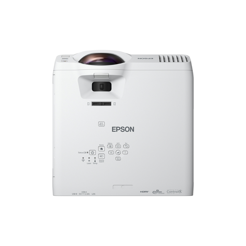 Epson EB-L210SF Wireless Full HD 1080p Short Throw Laser Projector for Home Theater, Business Presentations & Gaming - Bright 4,000 Lumens, 20,000 Hours Lamp Life