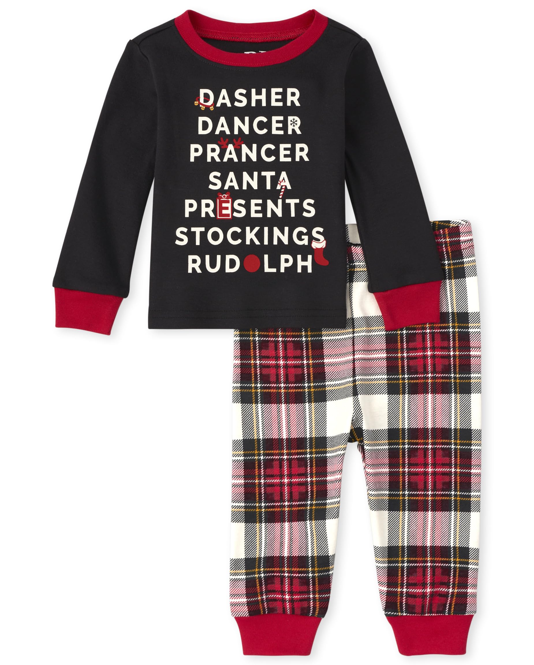 Festive Kids Christmas Pajama Sets - Family Matching Cotton PJs for Holiday Photos