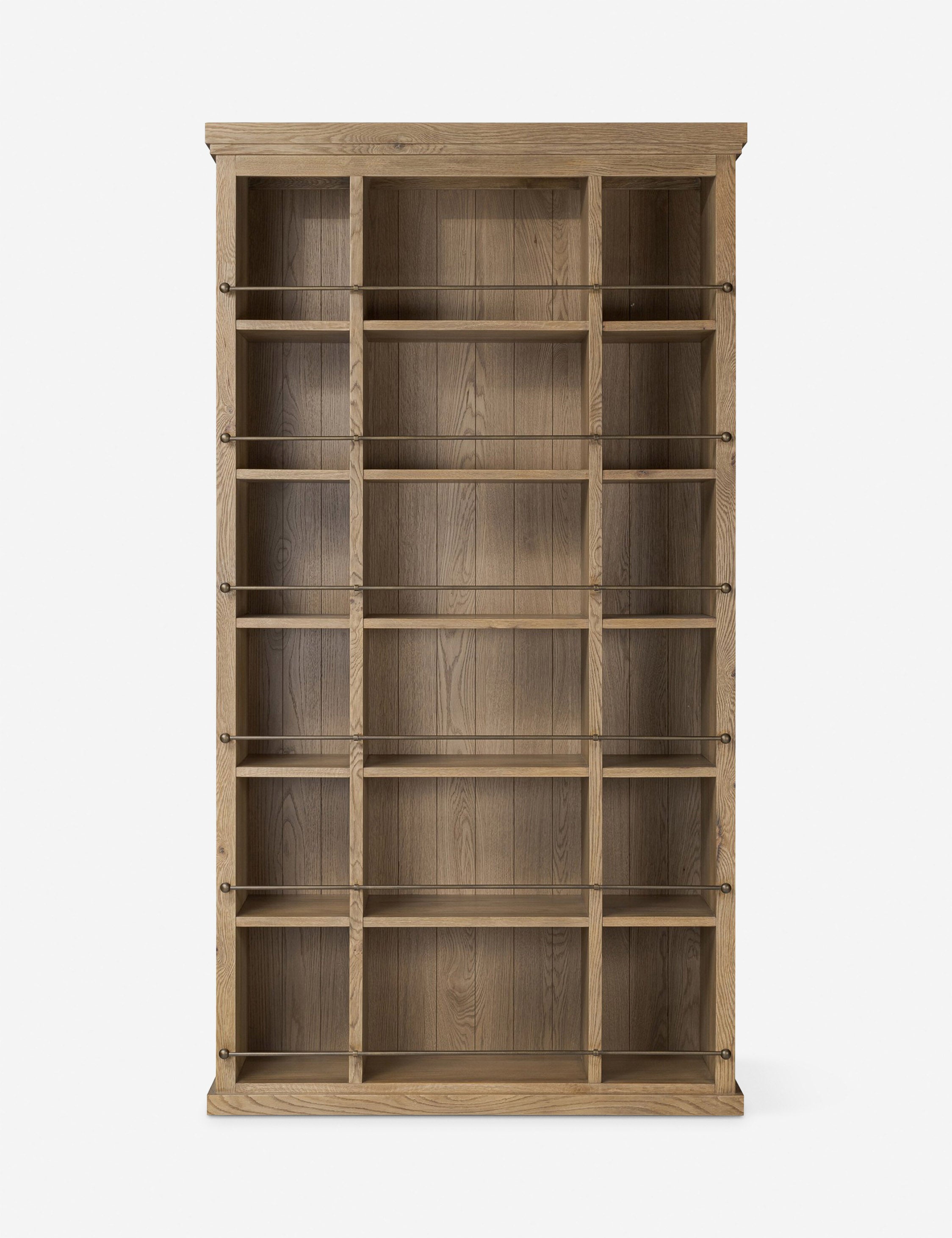 Amber Lewis x Four Hands Alistair Bookcase - Modern Wooden Bookshelf for Home & Office - Perfect for Living Room, Bedroom, or Study Organization