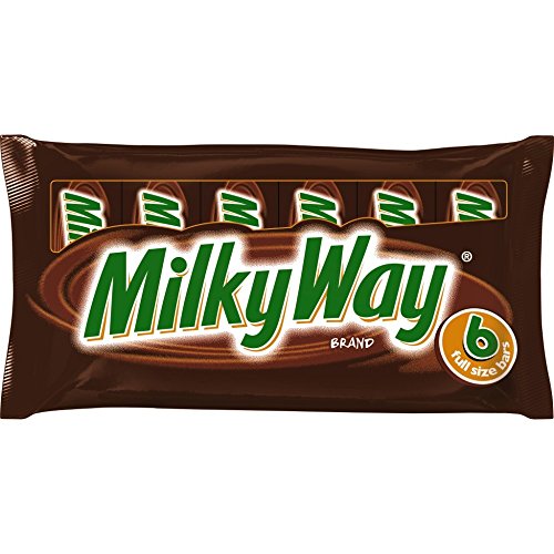 Milky Way Milk Chocolate Candy Bars - 11.04 oz Pack of Singles - Perfect for Halloween Treats, Party Favors & Office Snacks