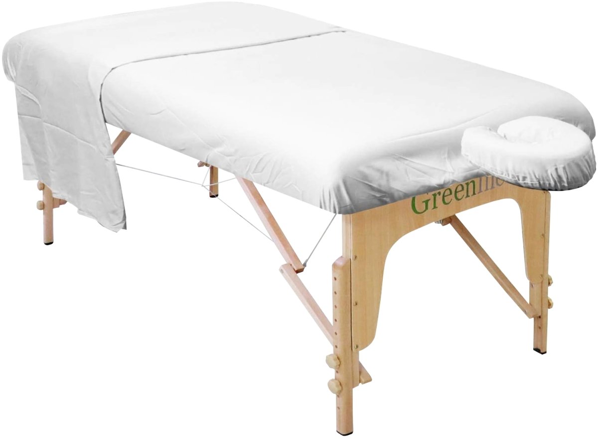Premium 3-Piece Microfiber Massage Table Sheet Set - Soft, Durable & Waterproof - Perfect for Spa, Salon, Massage Therapy & Home Use