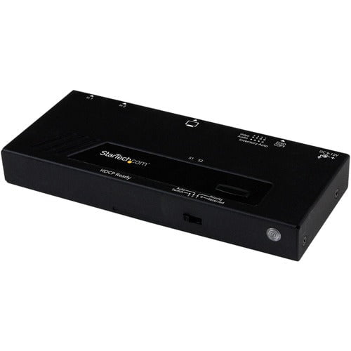 2 Port HDMI Switch with Auto & Priority Switching - 2 In 1 Out HDMI Selector Box for 4K HDTV, Gaming Console, Streaming Devices - Perfect for Home Theater & Multi-Device Setup