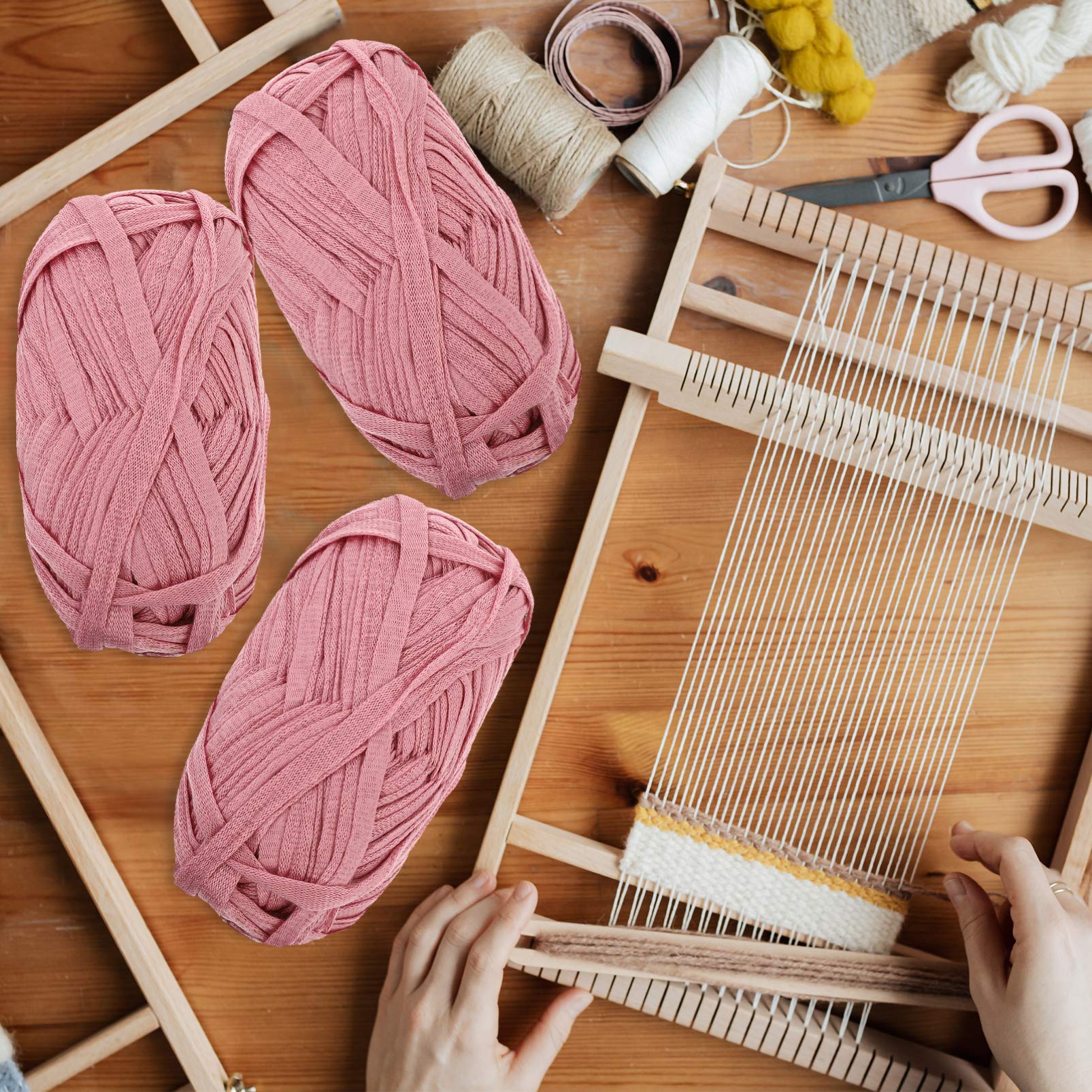 FOMIYES 1 Roll Flat Braided Rope Cord - Soft Acrylic Yarn for DIY Blankets, Knitting, Crafts, and Shoelaces | Chunky Jumbo Yarn for Handmade Projects & Home Decor