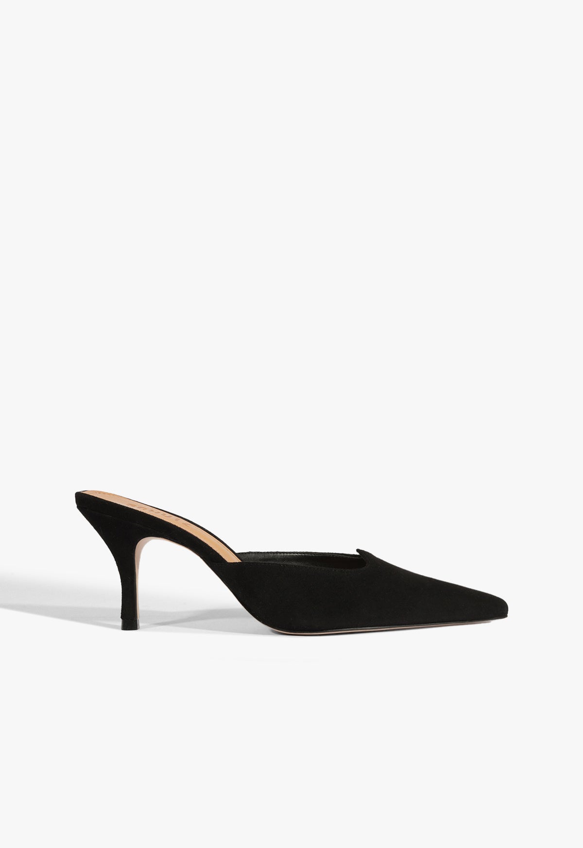 Buffy Mid Heel Stiletto Pumps for Women - Elegant Black Pointed Toe High Heels for Party, Wedding & Office Wear