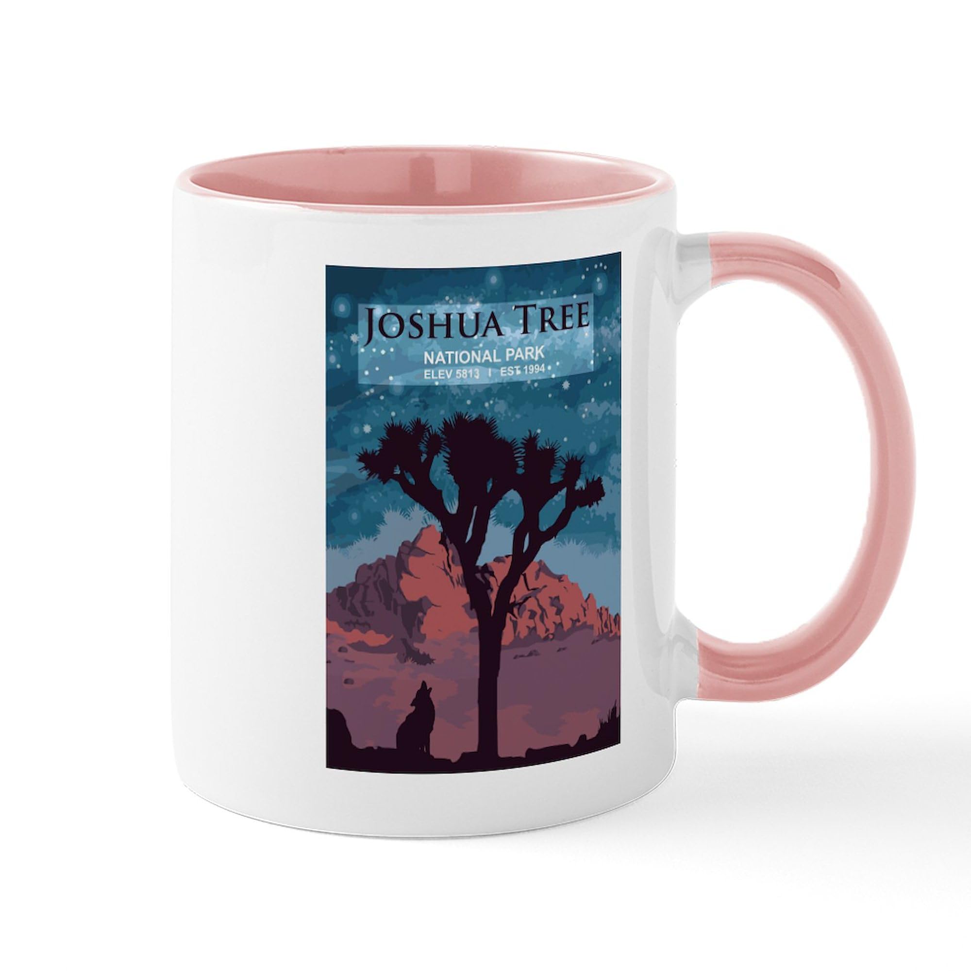 Joshua Tree National Park 11 oz Ceramic Coffee Mug (325 ml) - Perfect for Hot & Cold Drinks, Ideal for Home, Office, Camping & Gifts