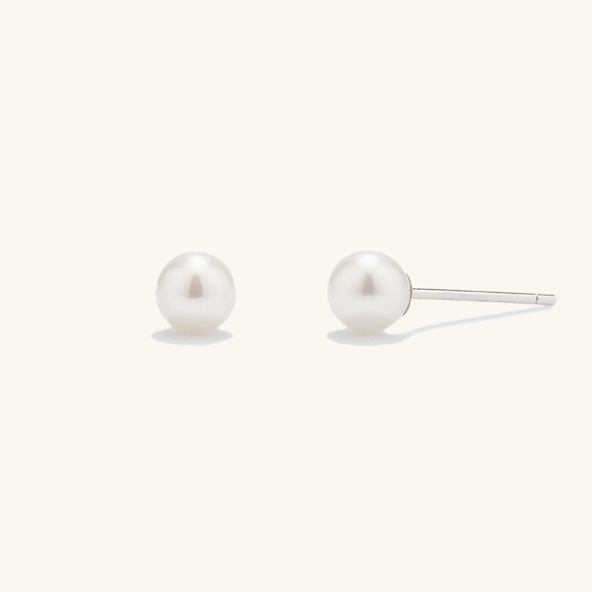 AAAA Freshwater Pearl Stud Earrings 4.5-5mm - Elegant & Timeless Jewelry for Women | Perfect for Weddings, Parties & Everyday Wear