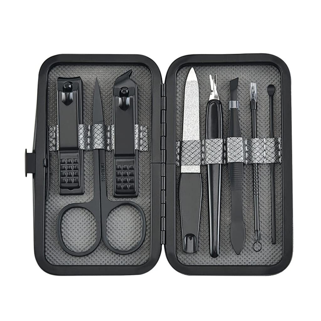 Premium Stainless Steel Nail Clippers Set - Professional Nail Trimmer, Scissors & Tweezers for Hand & Foot Care - Durable Grooming Kit for Home, Travel & Salon Use (One Size, As Shown)
