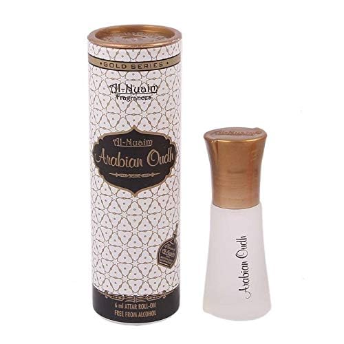 Premium Al Nuaim Arabian Oudh Attar Perfume Oil - Alcohol Free, 6ml Roll-On Bottle - Exotic Arabic Fragrance for Men & Women - Perfect for Special Occasions, Weddings & Daily Luxury