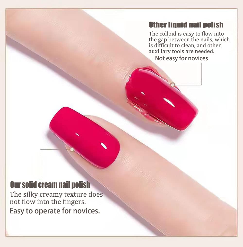 Light Pink UV Gel Nail Polish - Long Lasting Top Coat for Manicures