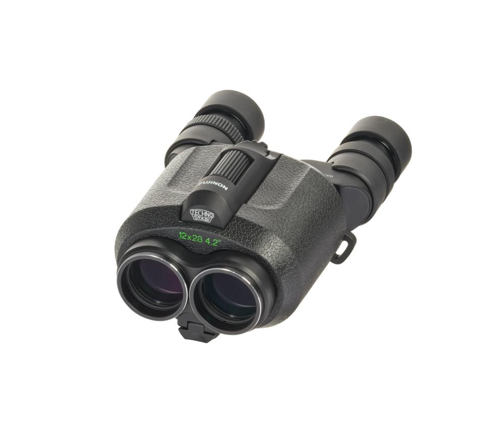 FUJINON TS12x28WP 12x28 Waterproof Image Stabilized Binoculars for Bird Watching, Hunting, and Outdoor Adventures - Compact & Lightweight Design