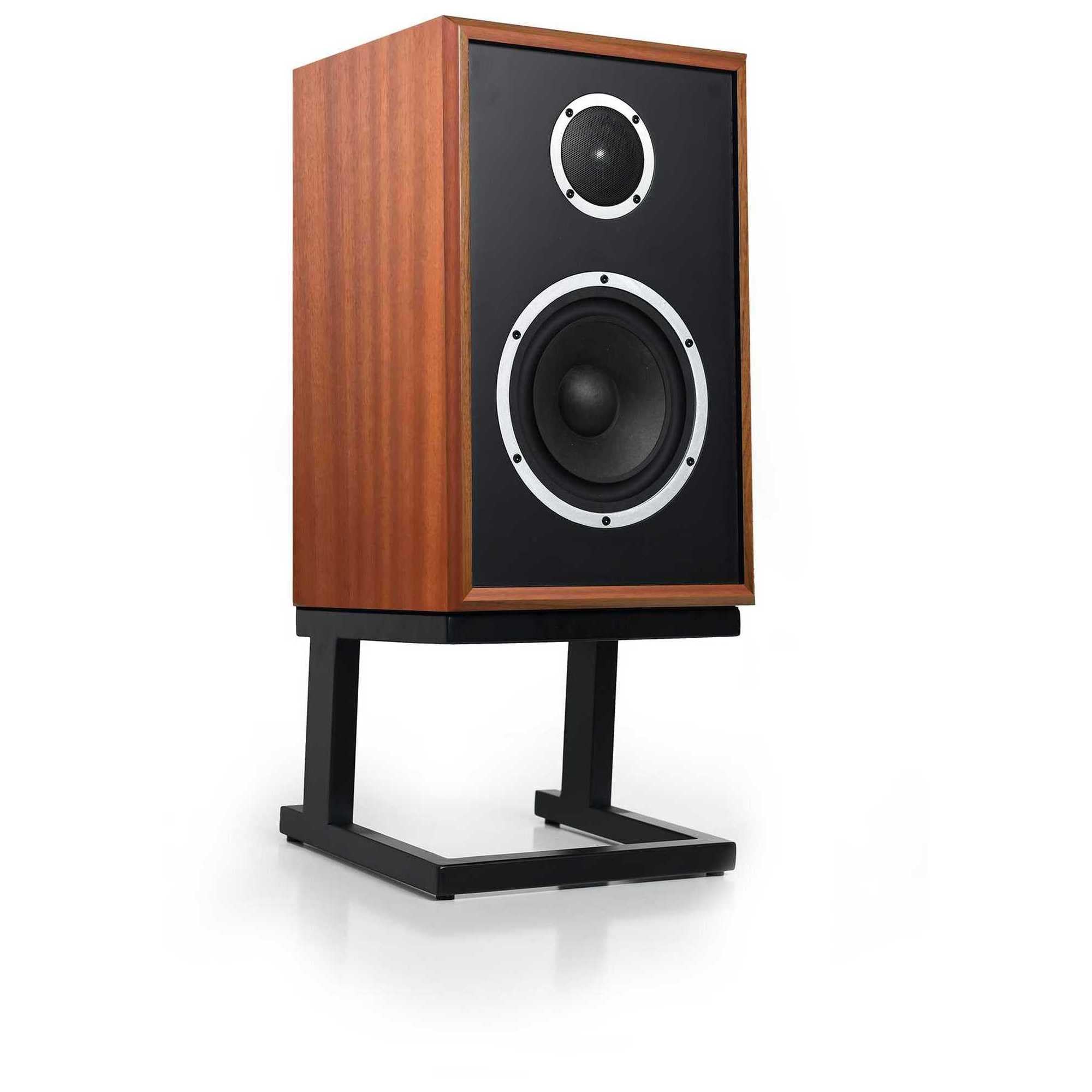 KLH Model Three Acoustic Suspension Loudspeaker - Premium Mahogany Wood Bookshelf Speakers (Pair) - Perfect for Home Theater, Music Listening & Audiophile Setups