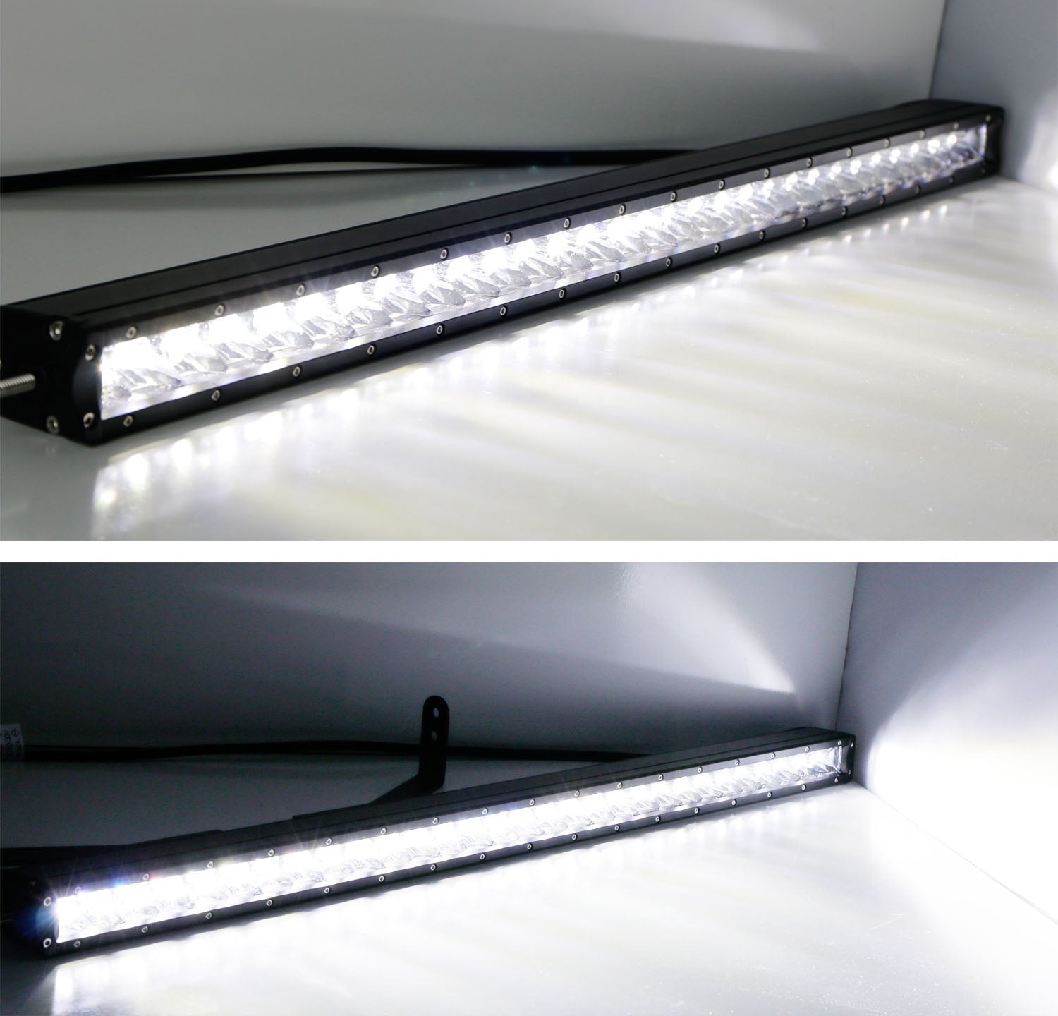 150W 30-Inch LED Light Bar with Behind Grille Mount Bracket & Wiring Kit - Compatible with 2011-2016 Ford F250 F350 Super Duty Trucks - Perfect for Off-Roading, Camping & Night Driving